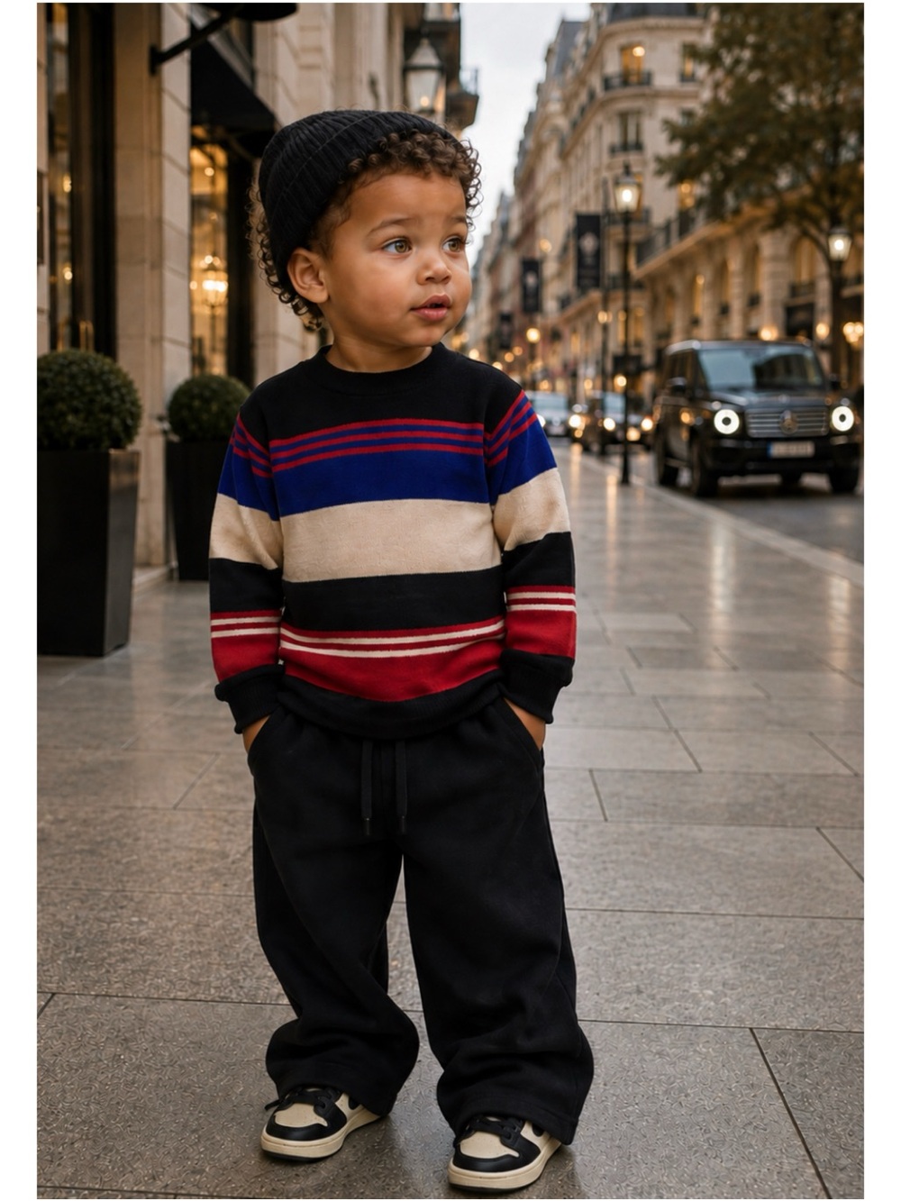 Toddler Stripe Sweater Size 3T - Picture 2 of 4